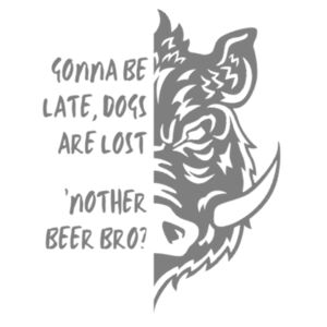 Gonna be late, dogs are lost   Design